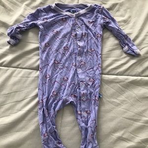 Kickee pants footie 0-3 mo